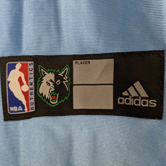 Minnesota Timberwolves Warm Up Practice Shirt Adidas NBA Authentics Men's Large - Picture 7 of 9
